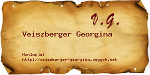 Veiszberger Georgina névjegykártya
